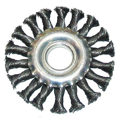 Щетка металл. для УШМ 150мм/22мм, крученая, дисковая